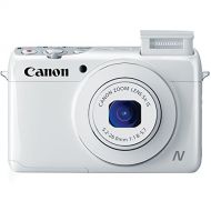 Canon PowerShot N100 HS 12.1MP Digital Camera - Wi-Fi Enabled (White)