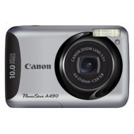 Canon PowerShot A490 10.0 MP Digital Camera with 3.3x Optical Zoom and 2.5-Inch LCD