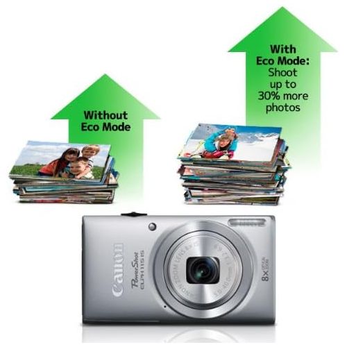 캐논 Canon PowerShot ELPH 115 16MP Digital Camera (Silver) (OLD MODEL)