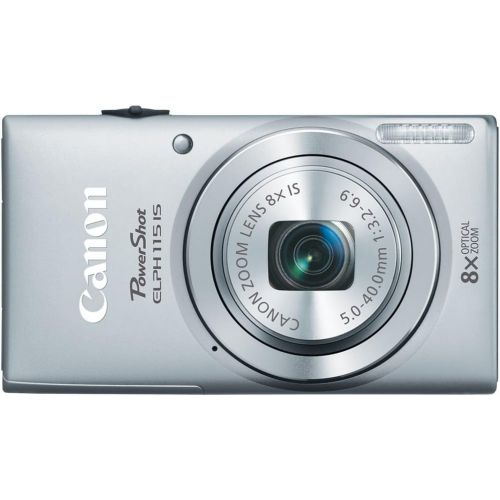 캐논 Canon PowerShot ELPH 115 16MP Digital Camera (Silver) (OLD MODEL)