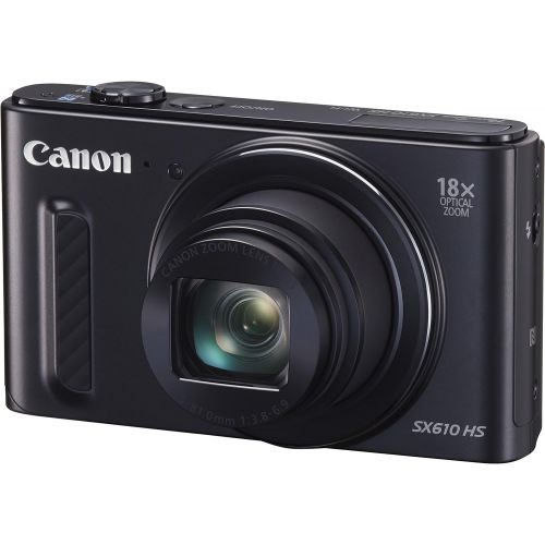 캐논 Canon digital camera PowerShot (power shot) SX610 HS black PSSX610HS (BK) - International Version (No Warranty)