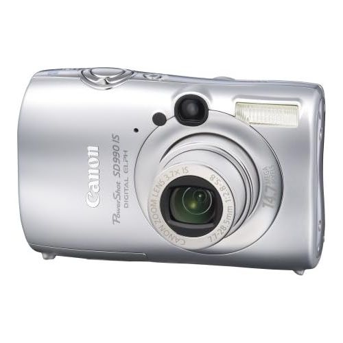 캐논 Canon Powershot SD990IS 14.7MP Digital Camera with 3.7x Optical Image Stabilized Zoom (Silver)