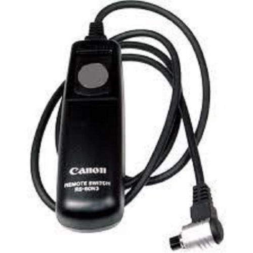 캐논 Canon RS-80N3 Remote Switch for EOS-1V/1VHS EOS-3 EOS-D2000 D30 D60 1D 1Ds EOS-1D Mark II III EOS-1Ds Mark II III EOS-10D 20D 30D 40D 50D 5D + Cleaning Kit
