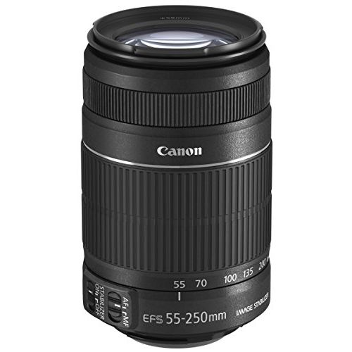 캐논 Canon EFS 55-250mm f/4.0-5.6 is II Telephoto Zoom Lens for Canon Digital SLR Cameras - International Version (No Warranty)