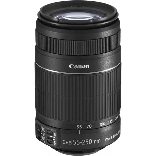 캐논 Canon EFS 55-250mm f/4.0-5.6 is II Telephoto Zoom Lens for Canon Digital SLR Cameras - International Version (No Warranty)