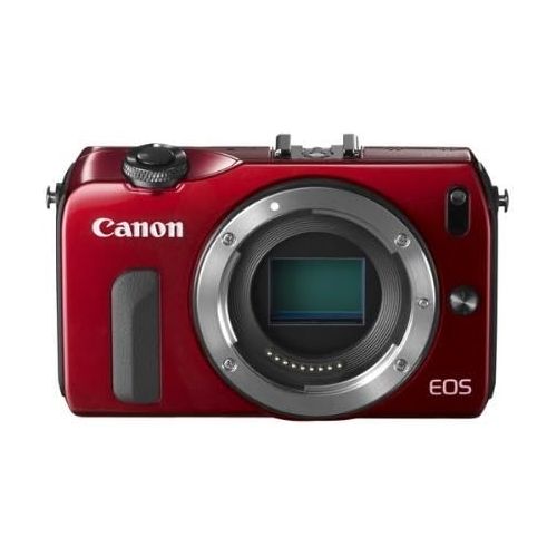 캐논 Canon EOS M Compact System Camera -Red- Body Only International Model (No Warranty)