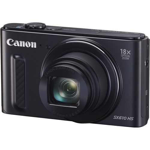 캐논 Canon PowerShot SX610 HS - Wi-Fi Enabled (Black)