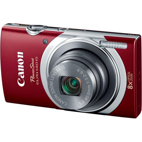 캐논 Canon PowerShot ELPH140 IS Digital Camera (Red)