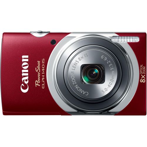 캐논 Canon PowerShot ELPH140 IS Digital Camera (Red)