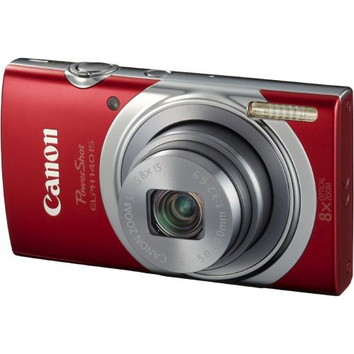 캐논 Canon PowerShot ELPH140 IS Digital Camera (Red)