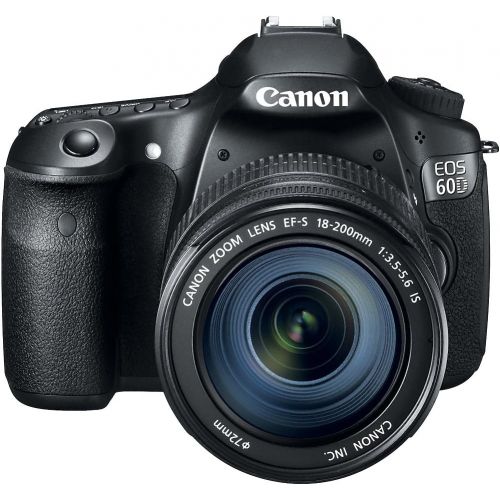 캐논 Canon EOS 60D 18 MP CMOS Digital SLR Camera with EF-S 18-200mm f/3.5-5.6 IS Lens (discontinued by manufacturer)