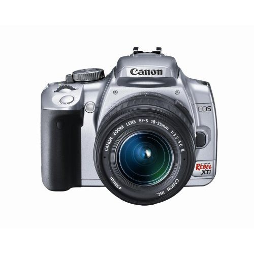 캐논 Canon Rebel XTi DSLR Camera with EF-S 18-55mm f/3.5-5.6 Lens (Silver) (OLD MODEL)