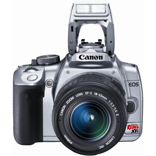 캐논 Canon Rebel XTi DSLR Camera with EF-S 18-55mm f/3.5-5.6 Lens (Silver) (OLD MODEL)