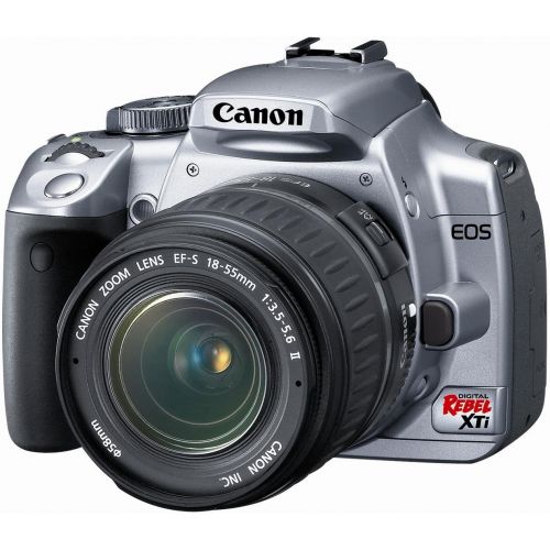 캐논 Canon Rebel XTi DSLR Camera with EF-S 18-55mm f/3.5-5.6 Lens (Silver) (OLD MODEL)