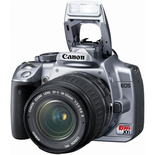 캐논 Canon Rebel XTi DSLR Camera with EF-S 18-55mm f/3.5-5.6 Lens (Silver) (OLD MODEL)