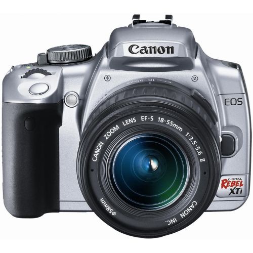 캐논 Canon Rebel XTi DSLR Camera with EF-S 18-55mm f/3.5-5.6 Lens (Silver) (OLD MODEL)