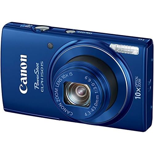 캐논 Canon PowerShot ELPH 150 IS Digital Camera (Blue)