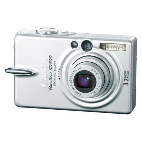 캐논 Canon Powershot SD200 3.2MP Digital Elph Camera with 3x Optical Zoom (OLD MODEL)