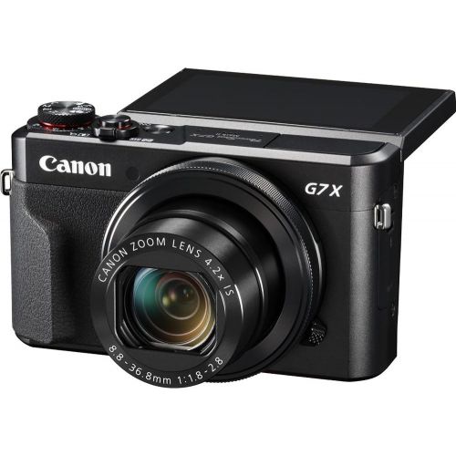 캐논 Canon PowerShot G7 X Mark II Digital Camera w/ Accessory Bundle includes 8 items