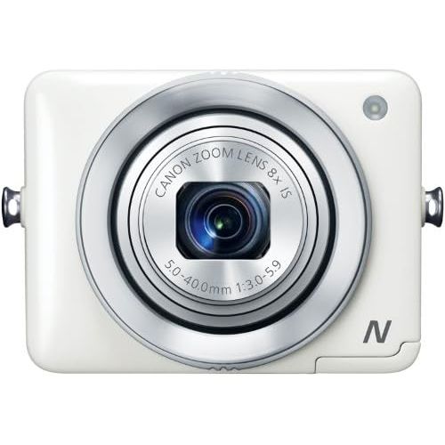 캐논 Canon PowerShot N 12.1 MP CMOS Digital Camera with 8x Optical Zoom and 28mm Wide-Angle Lens (White)