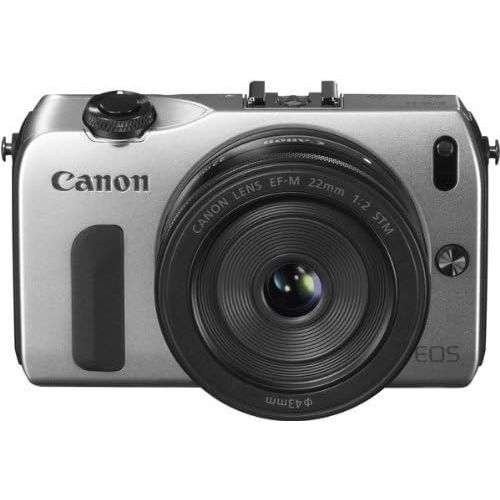 캐논 Canon EOS-M Mirrorless Digital Camera with EF-M 22mm f/2 STM Lens Silver