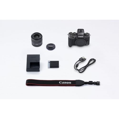 캐논 Canon EOS M5 Mirrorless Camera Kit 15-45mm Lens Kit - Wi-Fi Enabled & Bluetooth