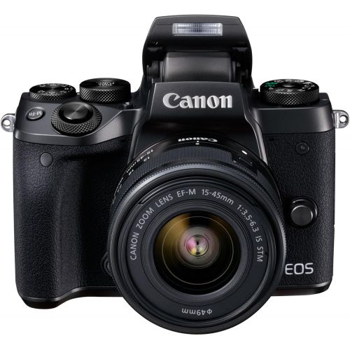 캐논 Canon EOS M5 Mirrorless Camera Kit 15-45mm Lens Kit - Wi-Fi Enabled & Bluetooth