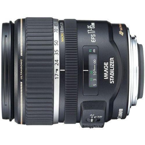 캐논 Canon EF-S 17-85mm f/4-5.6 Image Stabilized USM SLR Lens for EOS Digital SLRs - White Box (Bulk Packaging)