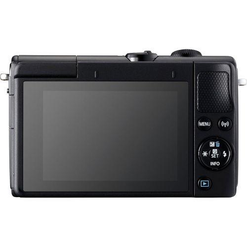 캐논 Canon EOS M100 Mirrorless Camera Wi-Fi, Bluetooth, and NFC Enabled (Black)