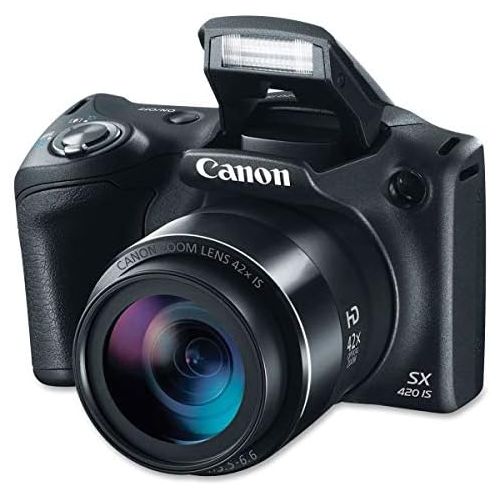 캐논 Canon PowerShot SX420 Digital Camera w/ 42x Optical Zoom - Wi-Fi & NFC Enabled (Black)