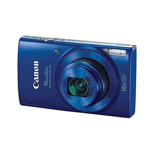 캐논 Canon PowerShot ELPH 190 Digital Camera w/ 10x Optical Zoom and Image Stabilization - Wi-Fi & NFC Enabled (Blue)