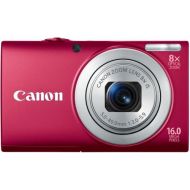 Canon PowerShot A4000IS 16.0 MP Digital Camera with 8x Optical Image Stabilized Zoom 28mm Wide-Angle Lens with 720p HD Video Recording and 3.0-Inch LCD (Red)