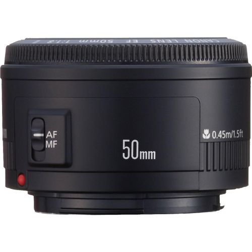 캐논 Canon EF 50mm f/1.8 II Standard AutoFocus Fixed Lens - White Box(Bulk Packaging)