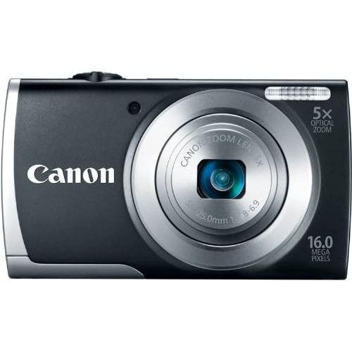 캐논 Canon PowerShot A2500 16MP Digital Camera with 5x Optical Image Stabilized Zoom with 2.7-Inch LCD (Black)