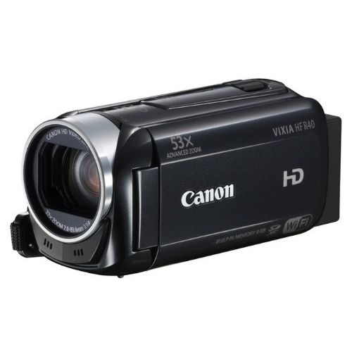 캐논 Canon VIXIA HF R40 HD 53x Image Stabilized Optical Zoom Camcorder 8 GB Internal Drive SDXC Card Slot and 3.0 Touch LCD (Discontinued by Manufacturer)