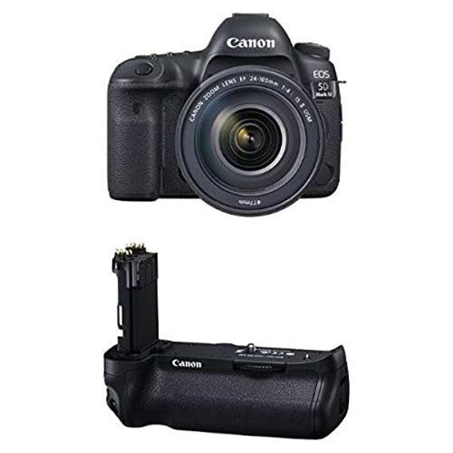 캐논 Canon EOS 5D Mark IV Full Frame Digital SLR Camera with EF 24-105mm f/4L IS II USM Lens Battery Bundle