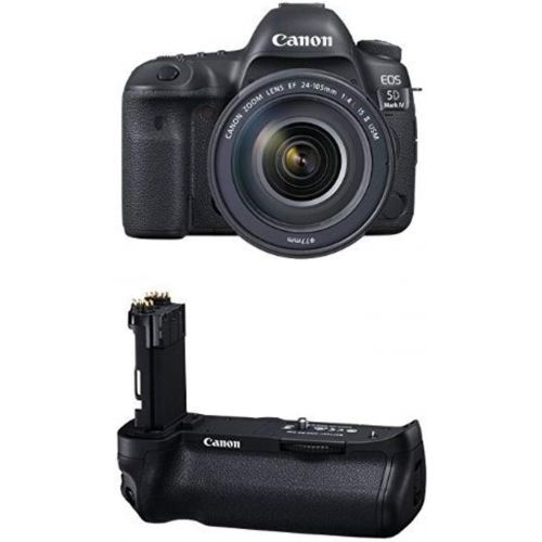 캐논 Canon EOS 5D Mark IV Full Frame Digital SLR Camera with EF 24-105mm f/4L IS II USM Lens Battery Bundle