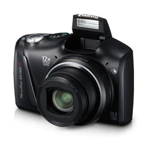 캐논 Canon PowerShot SX150 IS 14.1 MP Digital Camera with 12x Wide-Angle Optical Image Stabilized Zoom with 3.0-Inch LCD (Black) (OLD MODEL)