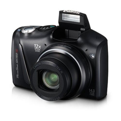 캐논 Canon PowerShot SX150 IS 14.1 MP Digital Camera with 12x Wide-Angle Optical Image Stabilized Zoom with 3.0-Inch LCD (Black) (OLD MODEL)