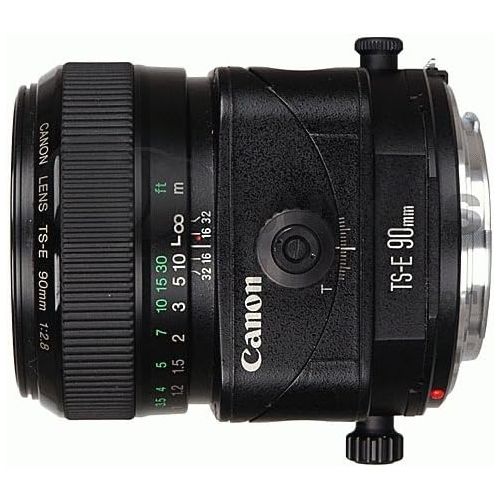 캐논 Canon TS-E 90mm f/2.8 Tilt Shift Lens for Canon SLR Cameras, Black - 2544A003