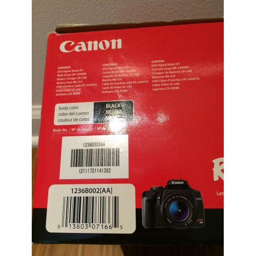 캐논 Canon Digital Rebel XTi 10.1MP Digital SLR Camera (Black Body Only)