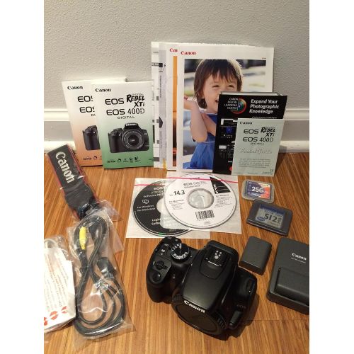 캐논 Canon Digital Rebel XTi 10.1MP Digital SLR Camera (Black Body Only)