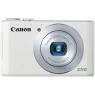 Canon PowerShot S110 12.1 MP Digital Camera with 3-Inch LCD (White) (Discontinued by Manufacturer)