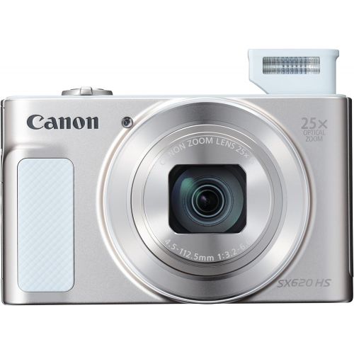 캐논 Canon PowerShot SX620 Digital Camera w/25x Optical Zoom - Wi-Fi & NFC Enabled (Silver)