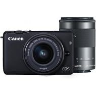 Canon EOS M10 Mirrorless Camera Kit EF-M 15-45mm f/3.5-6.3 and EF-M 55-200mm f/4.5-6.3 Image Stabilization STM Lenses (Black)