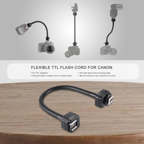 캐논 Flash Accessories for Canon Speedlite 270EX-II, 320EX, 430EX II III-RT, 600EX II-RT, with Dedicated Flexible E-TTL Flash Cord + Diffuser + Remote + Rechargeable Batteries W/Charger