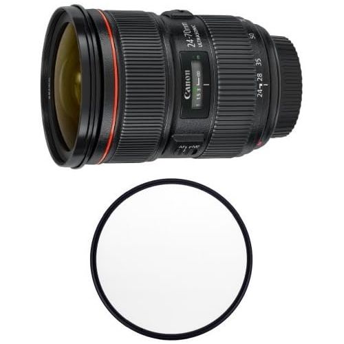 캐논 Canon EF 24-70mm f/2.8L II USM Standard Zoom Lens with B+W 82mm Clear UV Haze