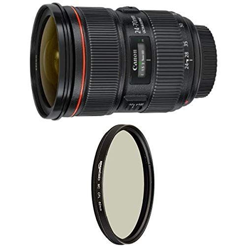 캐논 Canon EF 24-70mm f/2.8L II USM Standard Zoom Lens and Circular Polarizer Lens - 82 mm