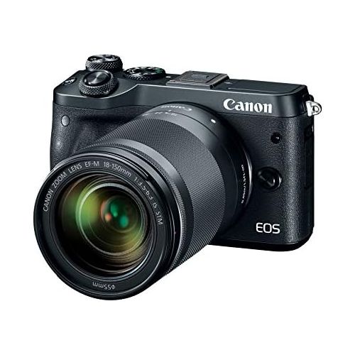 캐논 Canon EOS M6 (Black) 18-150mm f/3.5-6.3 IS STM Kit