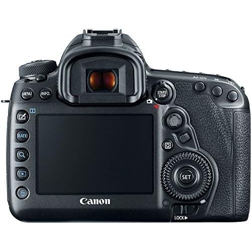 캐논 Canon EOS 5D Mark IV DSLR Camera (Body Only) Basic Filter + Memory Kit w/ 24-70mm F/2.8L II USM Lens - International Model